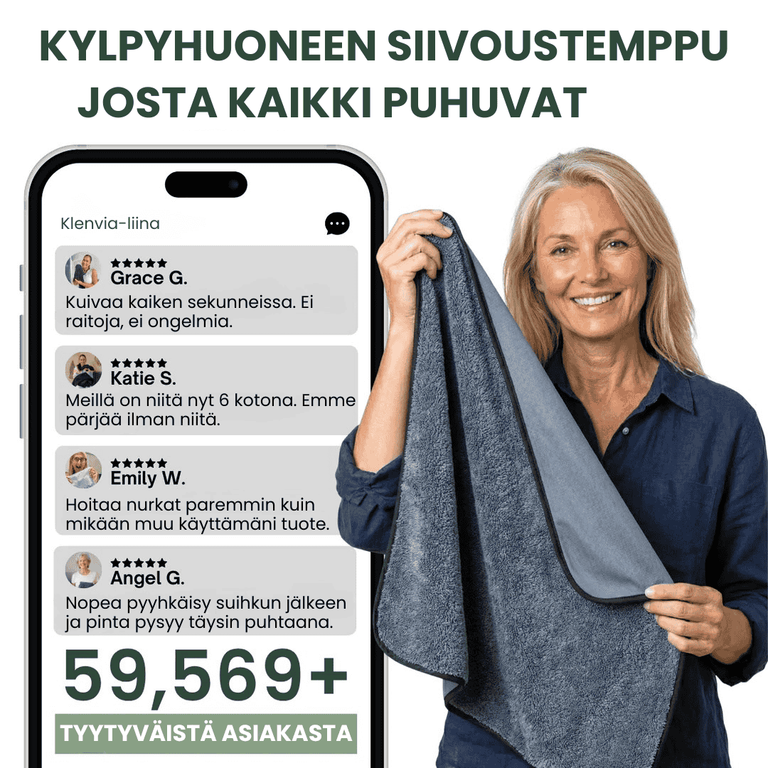 KLENVIA-Liina – Suomalaisten suosikki  (XXL 60×40 cm)