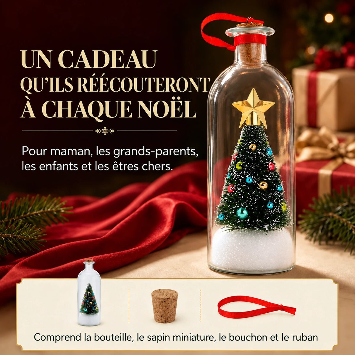 Klenvia™ Sapin de Noël avec message vocal