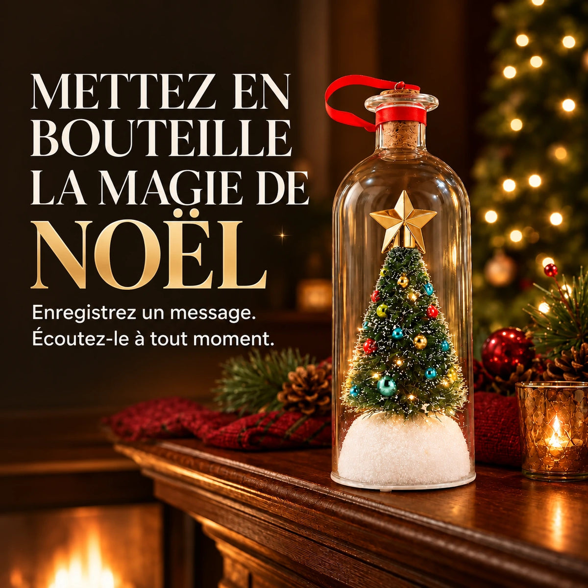 Klenvia™ Sapin de Noël avec message vocal