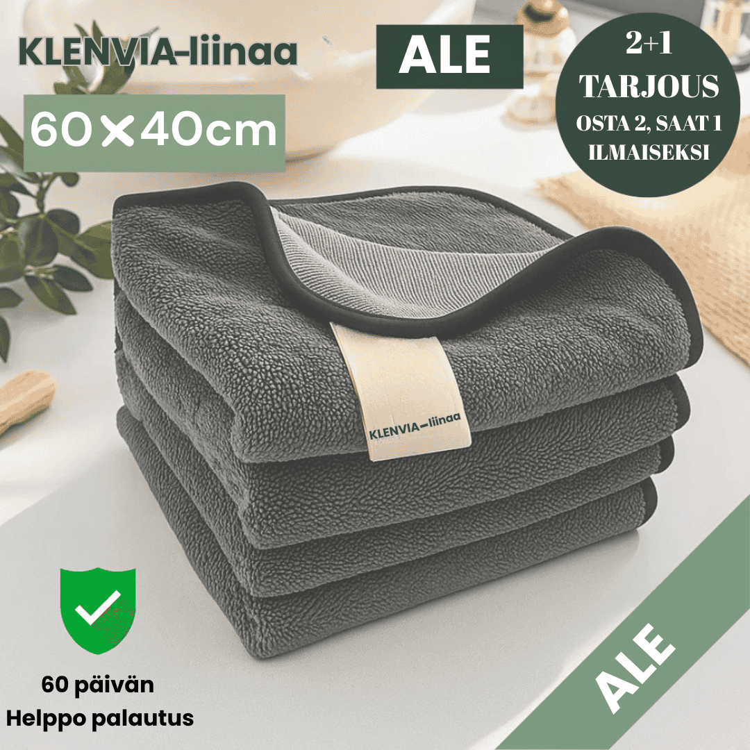 KLENVIA-Liina – Suomalaisten suosikki  (XXL 60×40 cm)